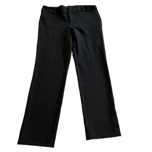 Michael Kors Dress Pants Womens 4 Black Straight Leg Stretch Office Professional